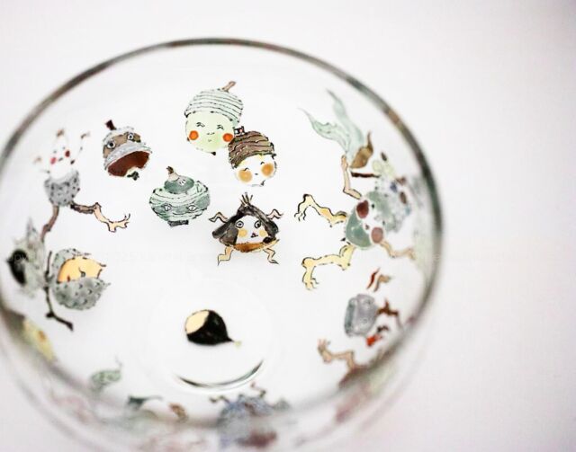 中野幹子 ★ ガラス b.d.p ぐいのみ guinomi 中野幹子 ☆ ガラス b.d.p ぐいのみ guinomi - メルカリ