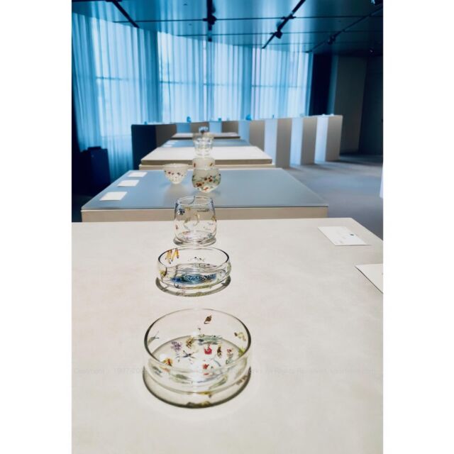中野幹子　ガラス　見立て　茶器　茶道　茶箱　茶籠 glass | 幹工房
